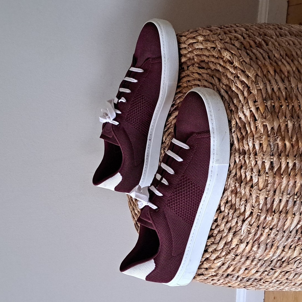 GREATS‎ Brooklyn Mens Royal Maroon Knit Casual/Athleisure/Preppy Sneakers S-11